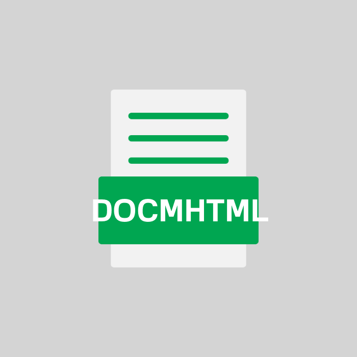 DOCMHTML Datei