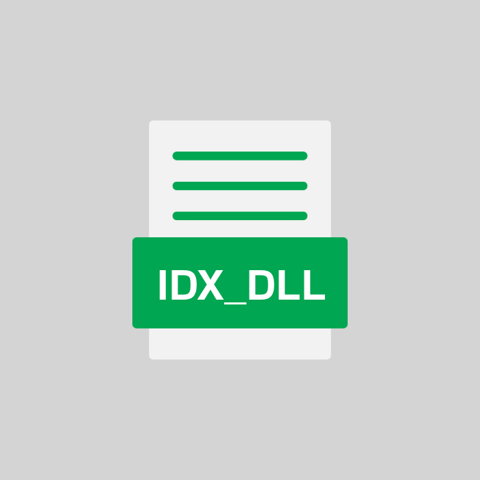 IDX_DLL Endung
