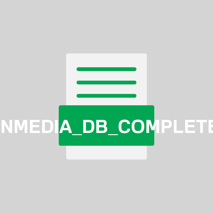 INMEDIA_DB_COMPLETE Endung
