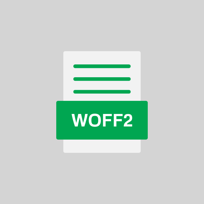 WOFF2 Datei