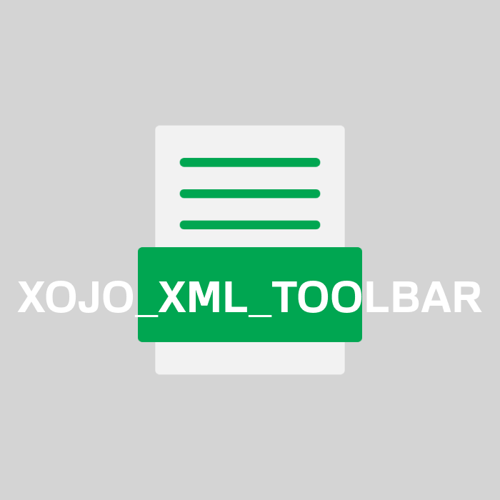 XOJO_XML_TOOLBAR Endung