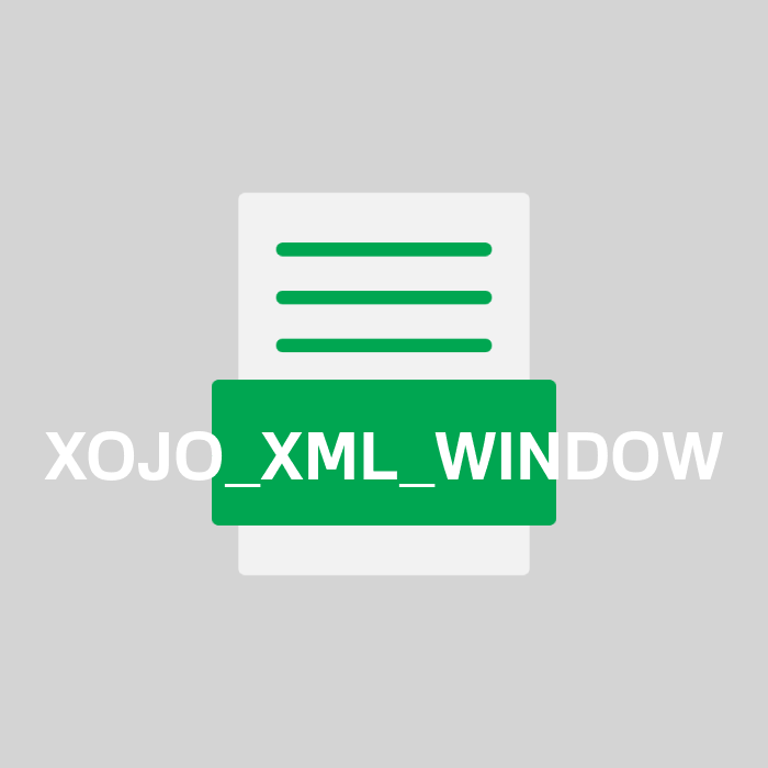 XOJO_XML_WINDOW Endung