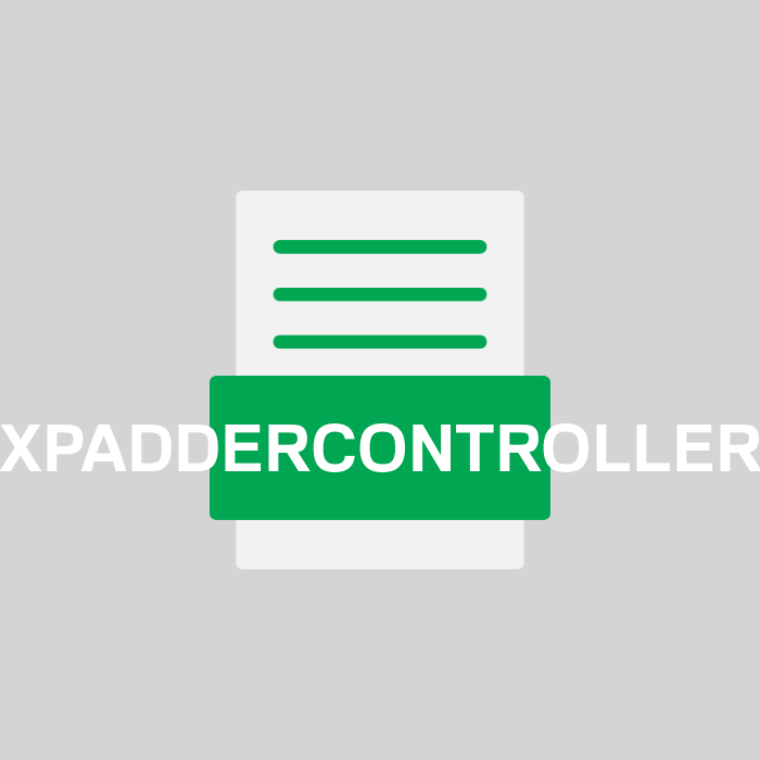 XPADDERCONTROLLER Endung