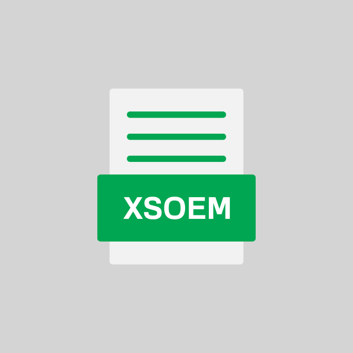 XSOEM Endung