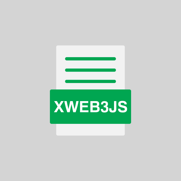 XWEB3JS Endung