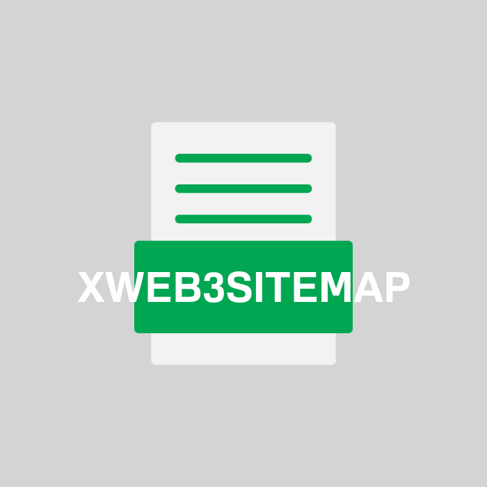 XWEB3SITEMAP Endung