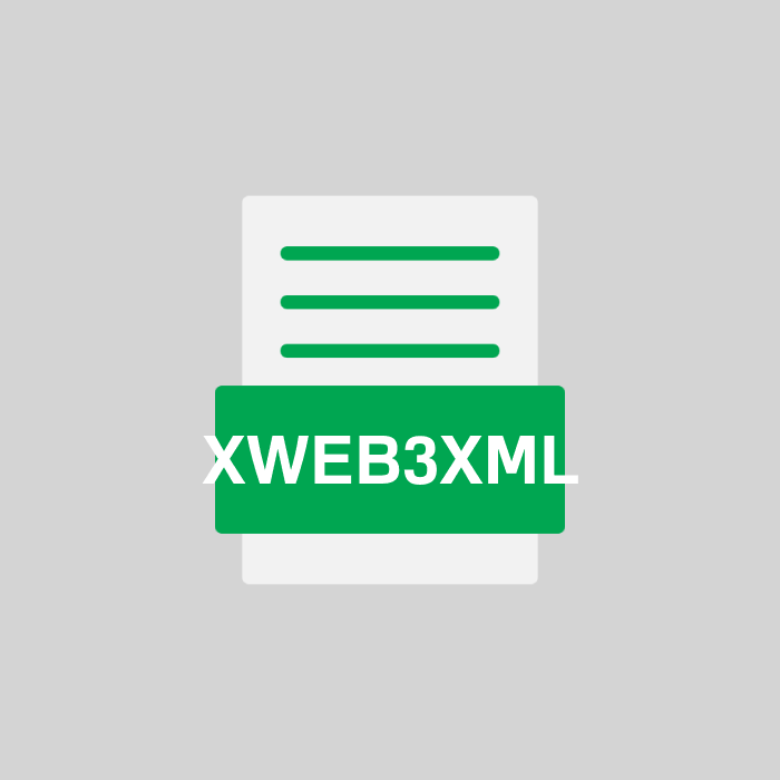 XWEB3XML Endung