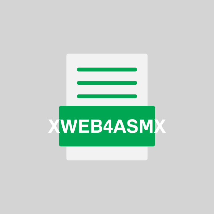 XWEB4ASMX Endung