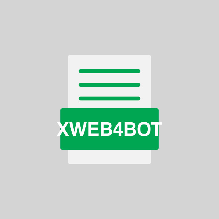 XWEB4BOT Endung