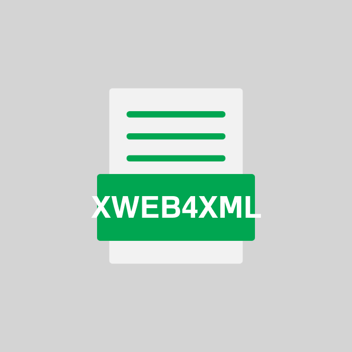 XWEB4XML Endung